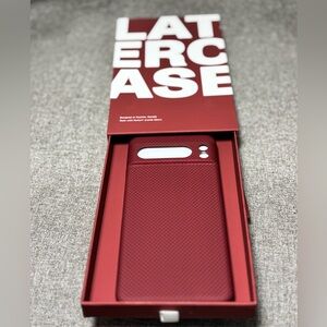 Latercase Google Pixel 8 Pro Case Crimson Aramid Fiber Ultra Thin Matte